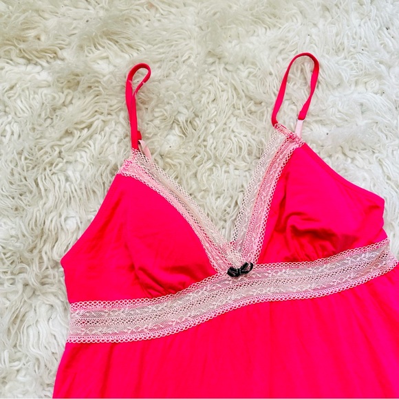 Vintage y2k Victorias secret pink slip dress lingerie - Picture 3 of 3